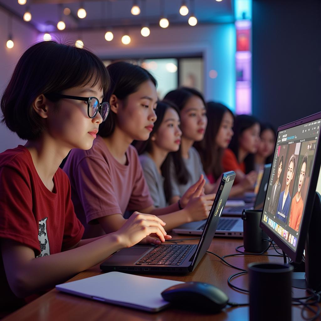 Vietnamese youth engaging in online fandom