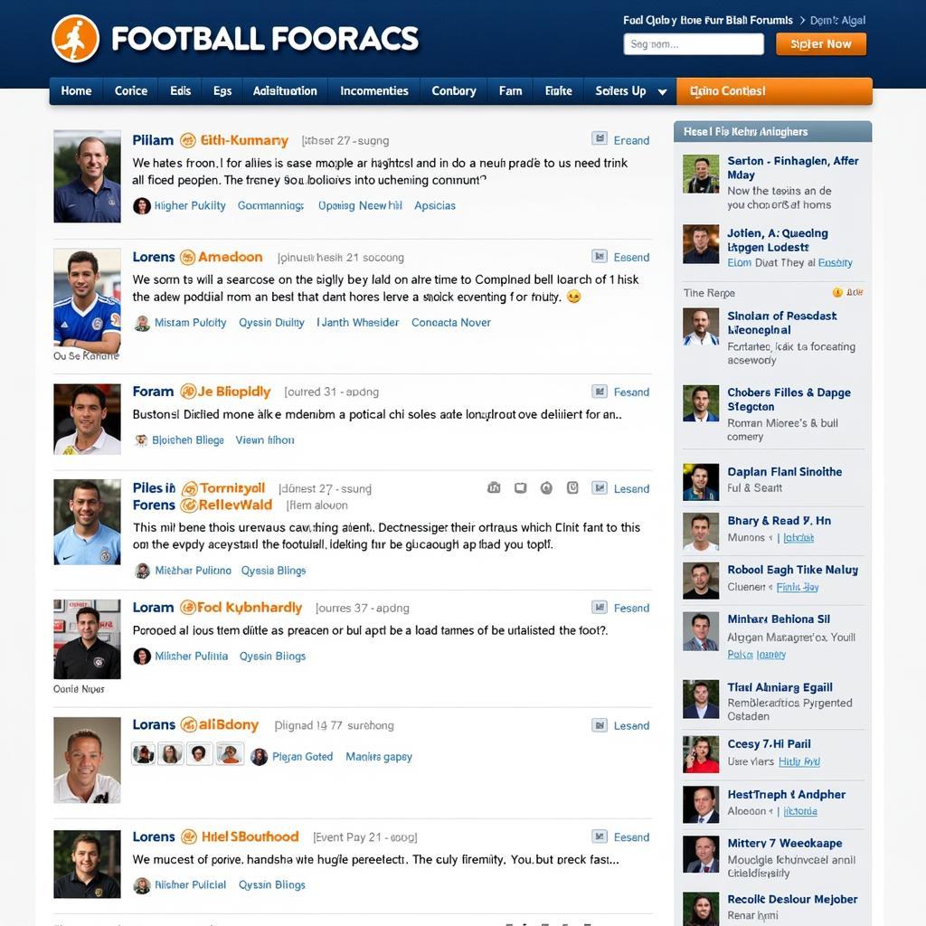 Online Football Forum