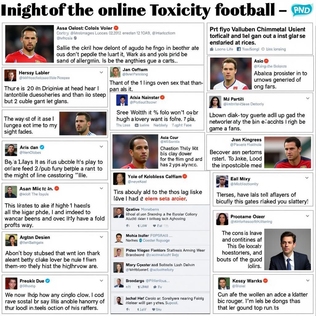 Examples of online toxicity in football