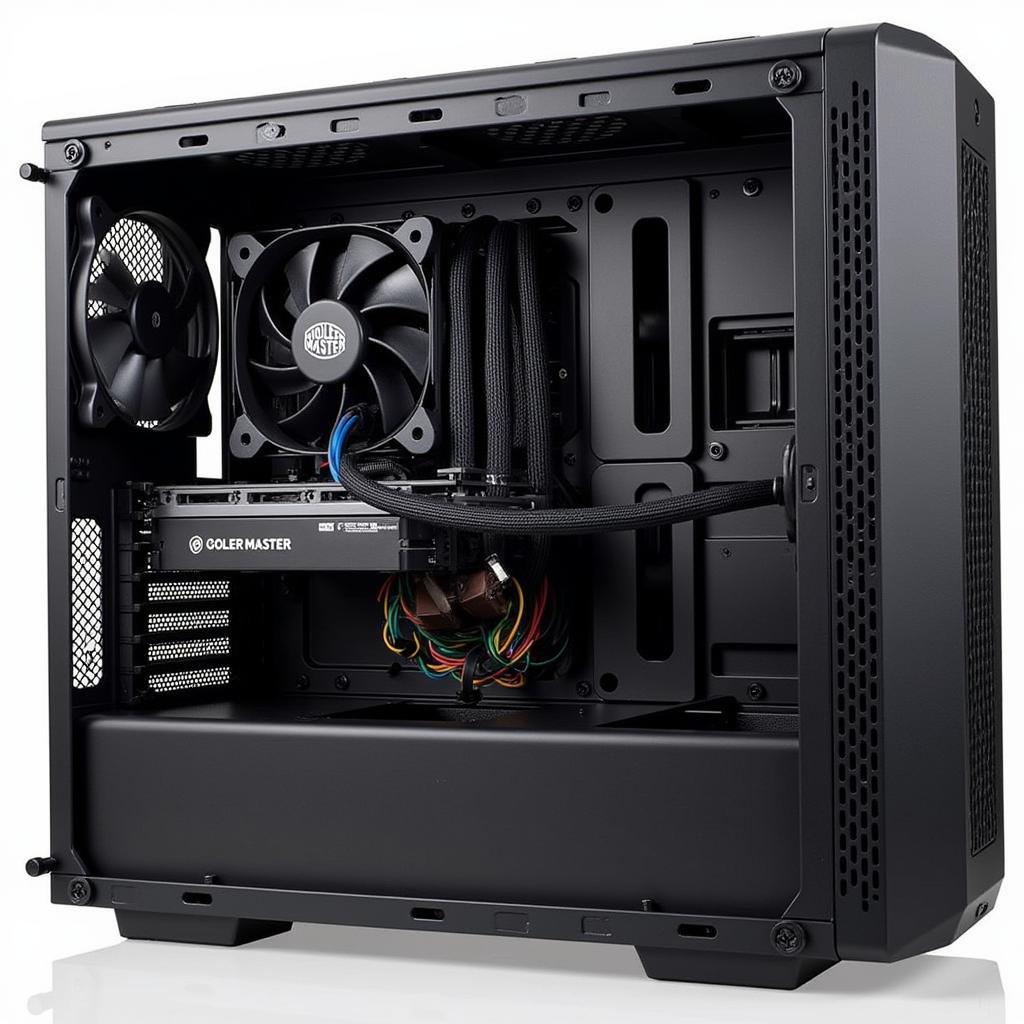 Cable management in the Cooler Master Q300L