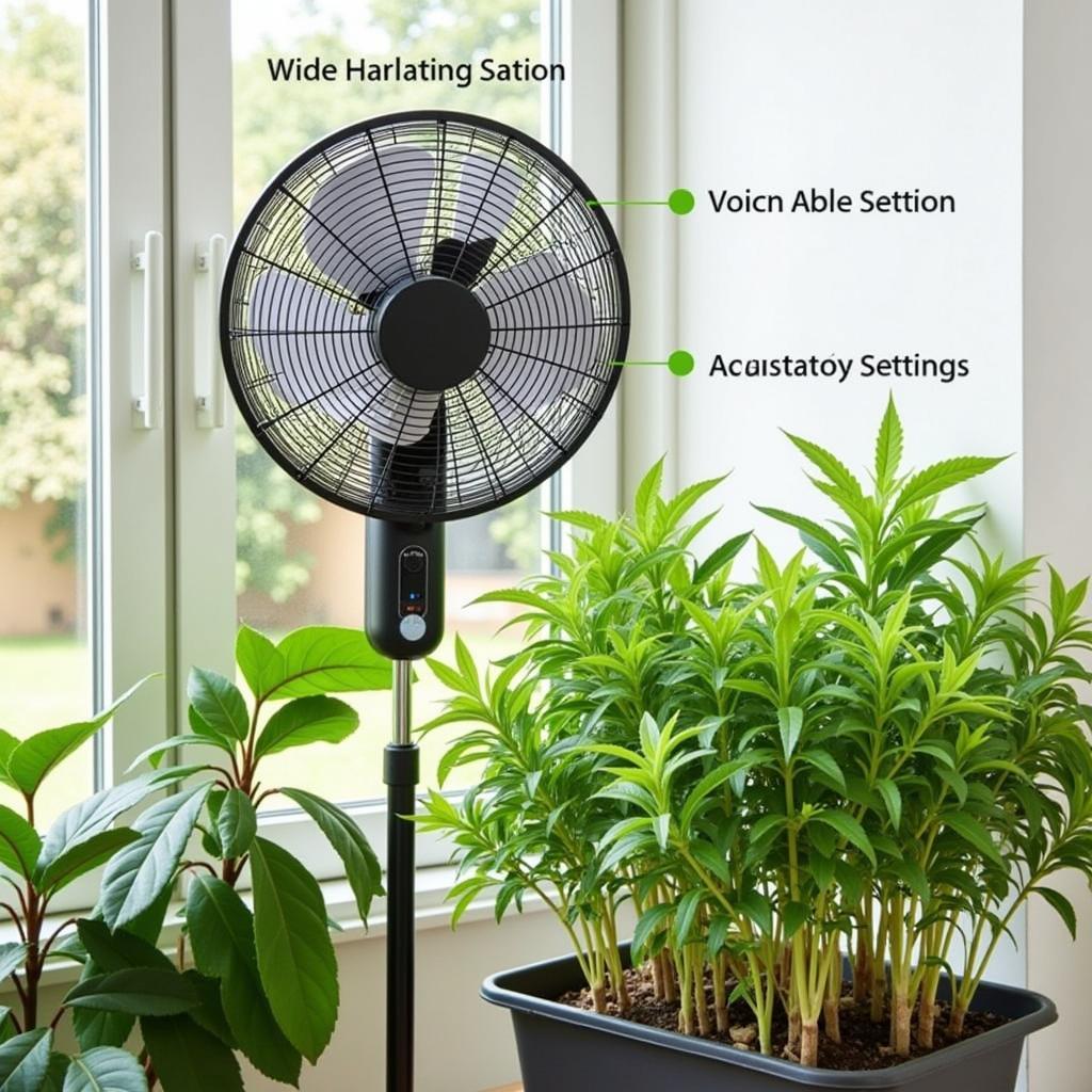 Oscillating Grow Room Fan