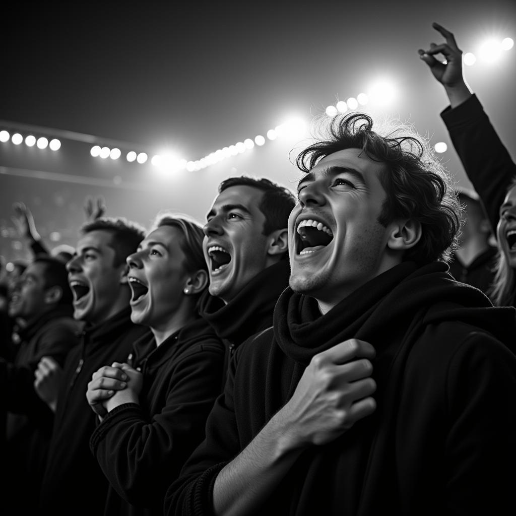 Fans Celebrating a Goal