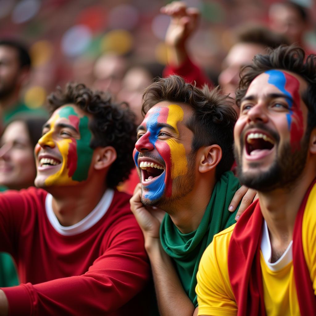 Fans Celebrating a Goal