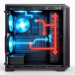 PC Case Airflow Diagram