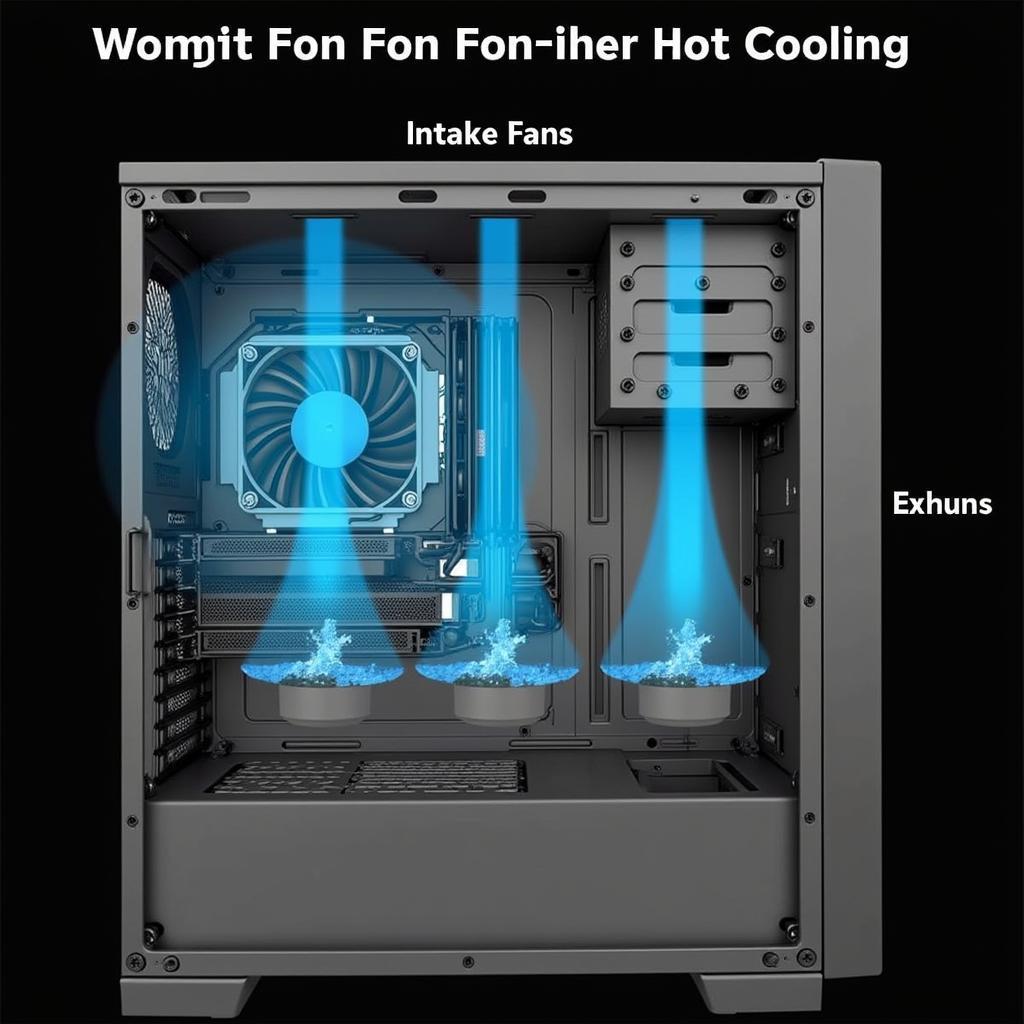 PC Case Fan Airflow Diagram