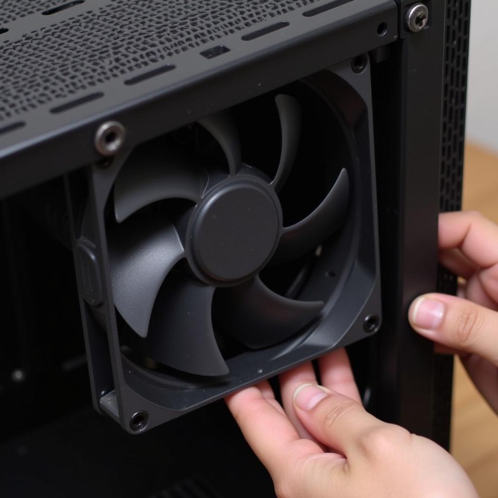 Installing a PC Case Fan