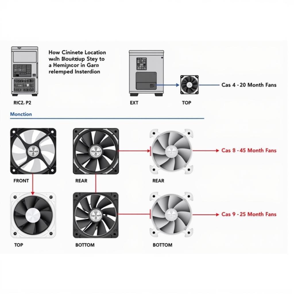 PC Case Fan Mounting Points