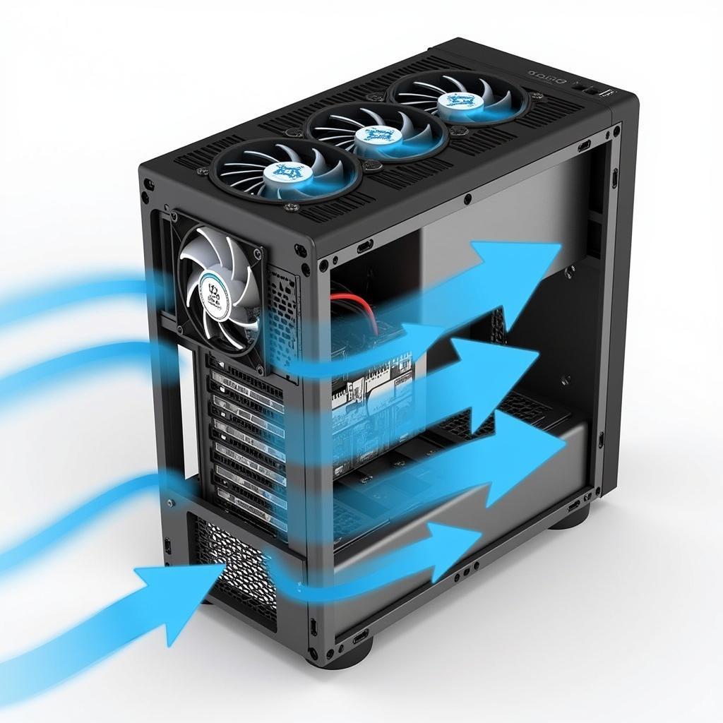 Optimal PC Case Fan Placement