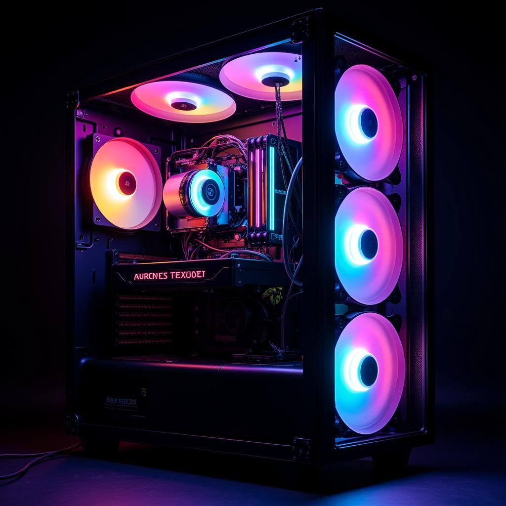 PC Case with RGB Lighting