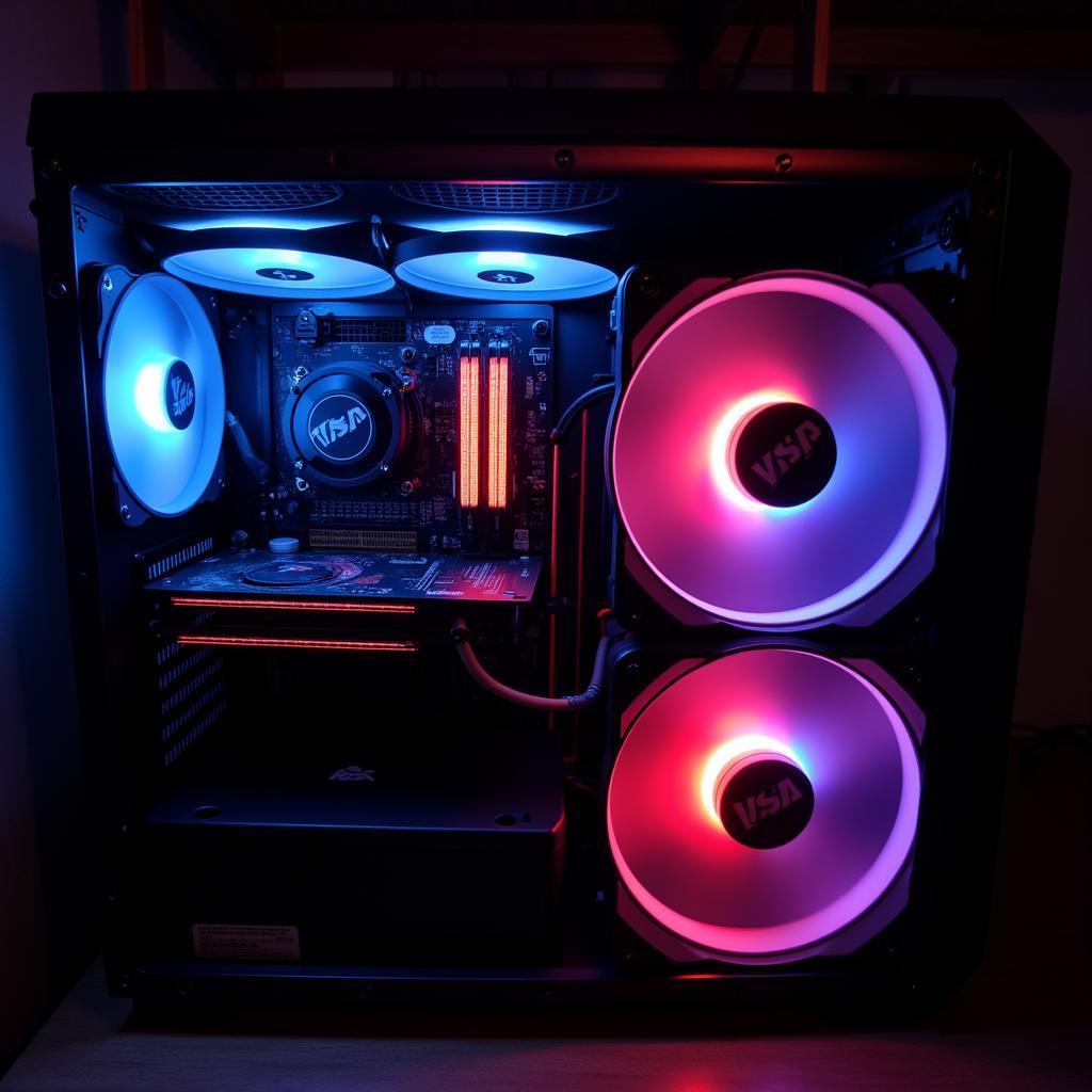 PC Case with VSP Fans