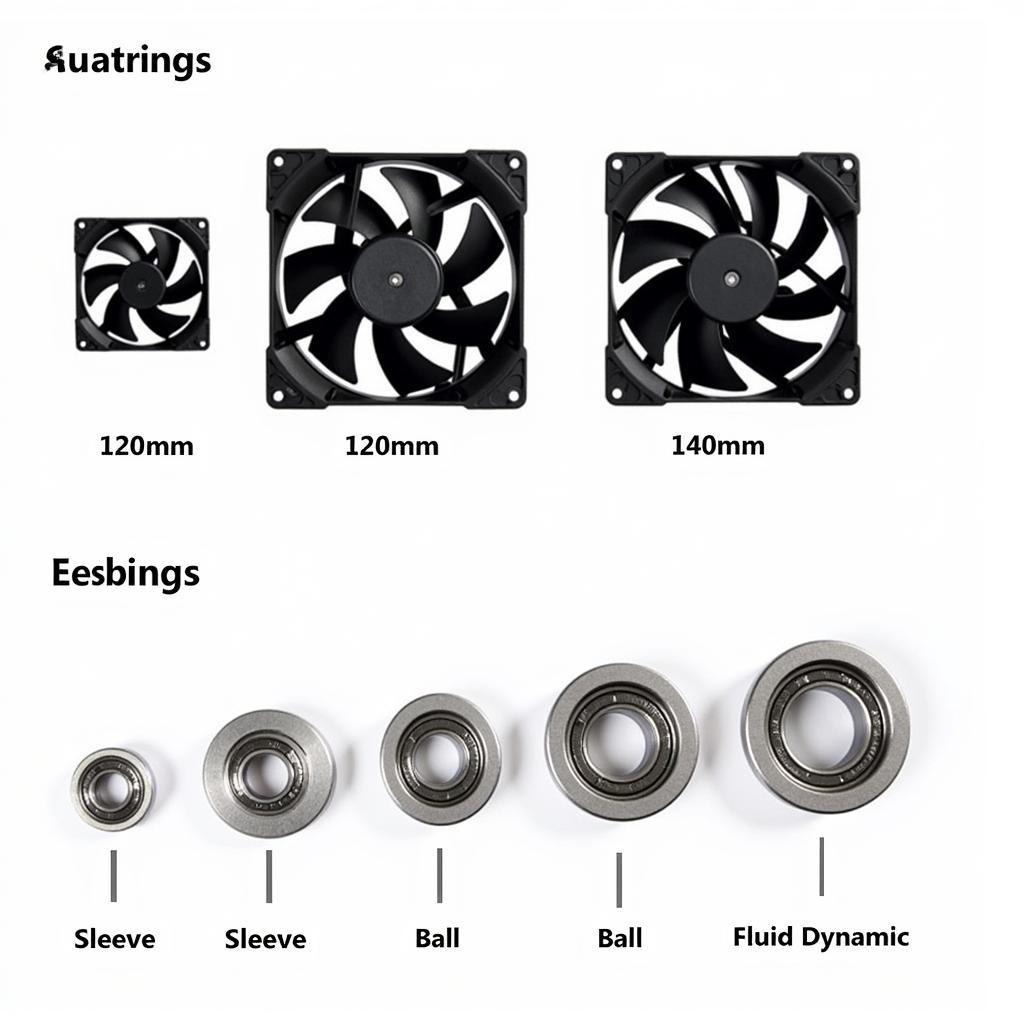 PC Fan Sizes and Bearings: 120mm vs 140mm, Sleeve vs Ball vs Fluid Dynamic Bearings