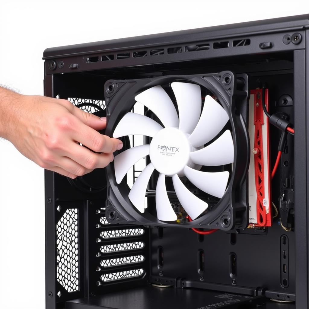 Installing Phantek 14cm White Fan