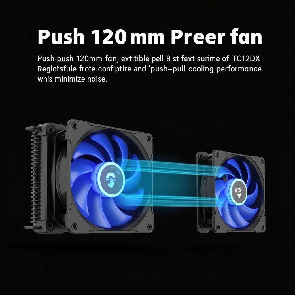 Dual Fan Configuration on Phanteks TC12DX