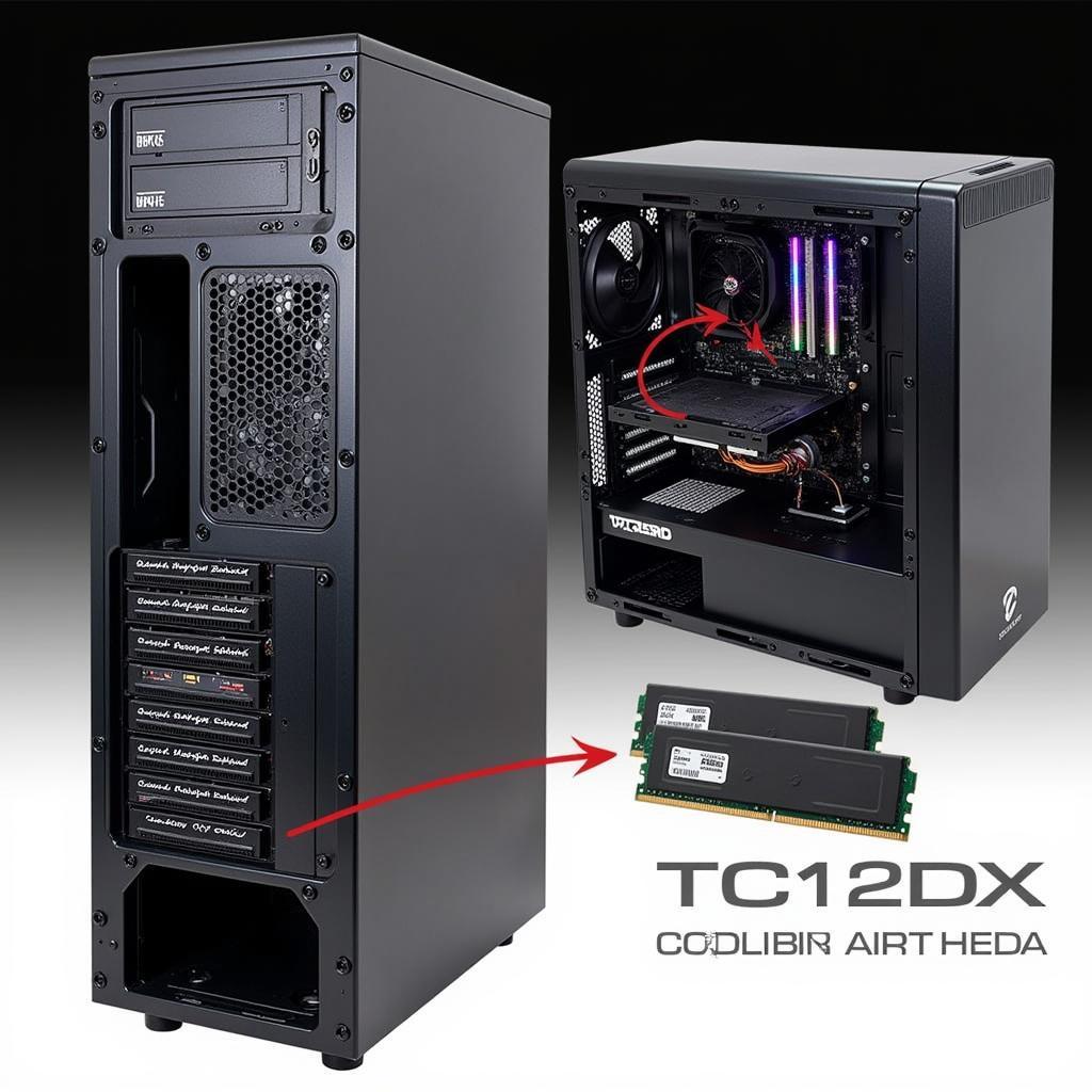 Phanteks TC12DX Installed in PC Build