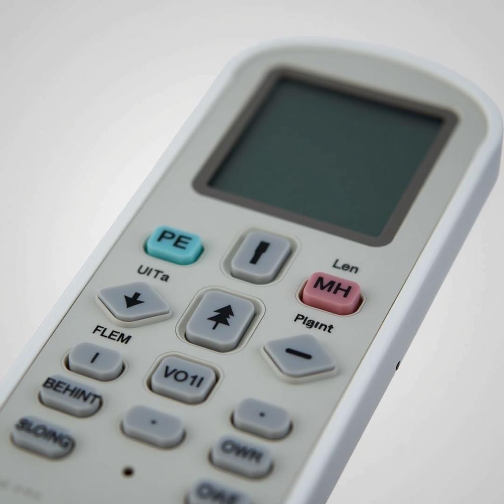 Air Conditioner Remote with Pine Tree Icon