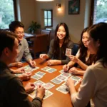 group-of-people-playing-vietnamese-card-game