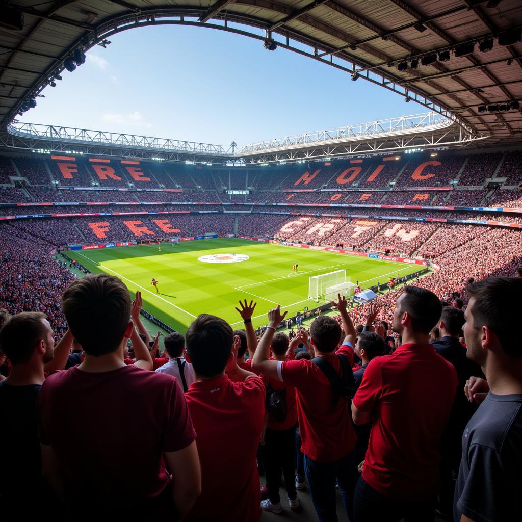 Positive Fan Engagement in Football Stadiums