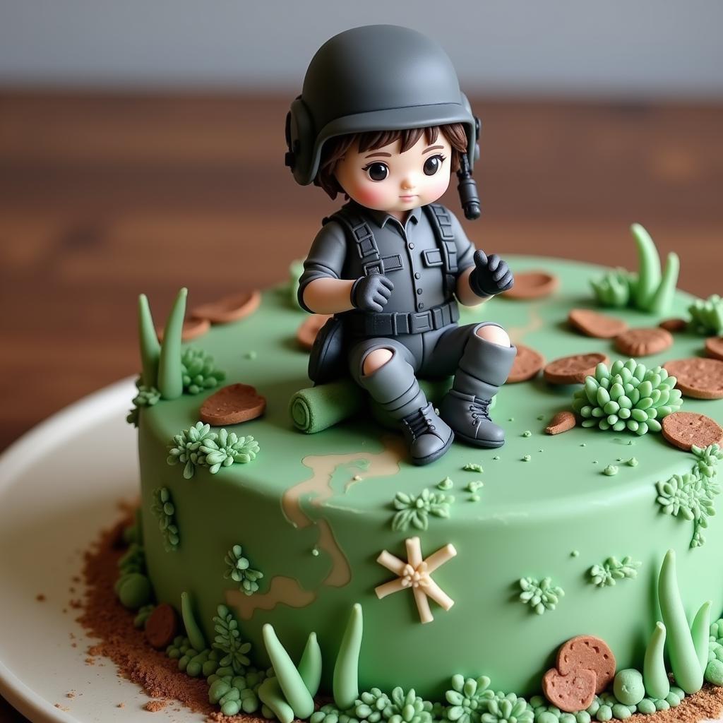 PUBG Character Cake