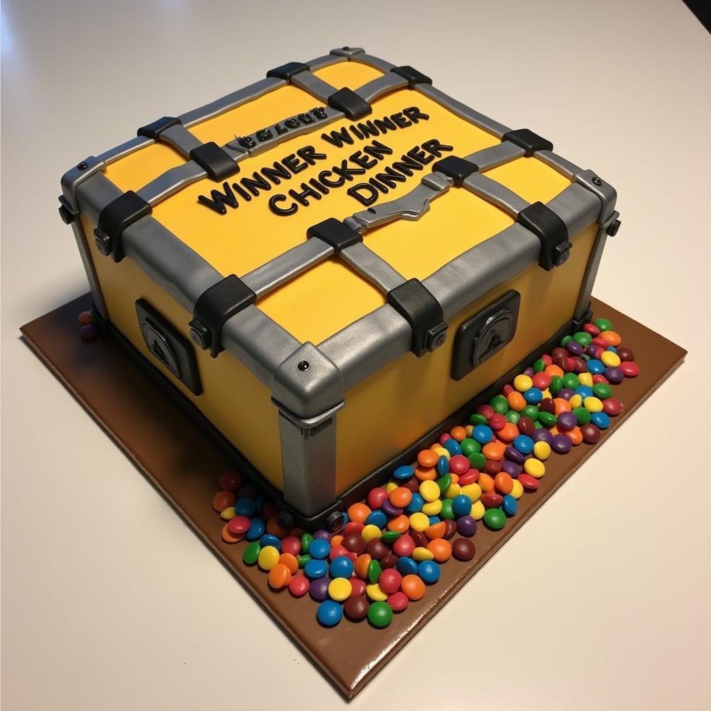 PUBG Loot Crate Cake