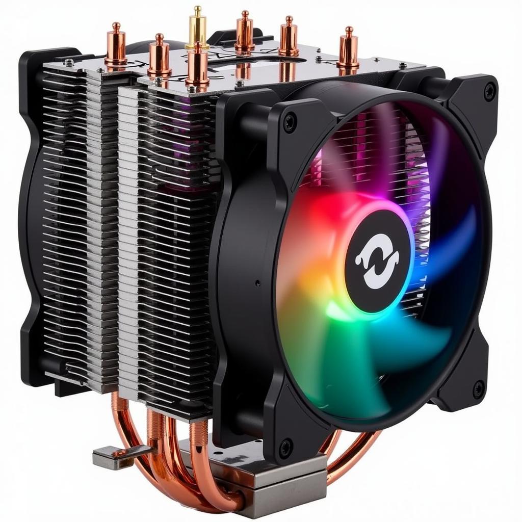 CPU Cooler with Push-Pull Fan Configuration