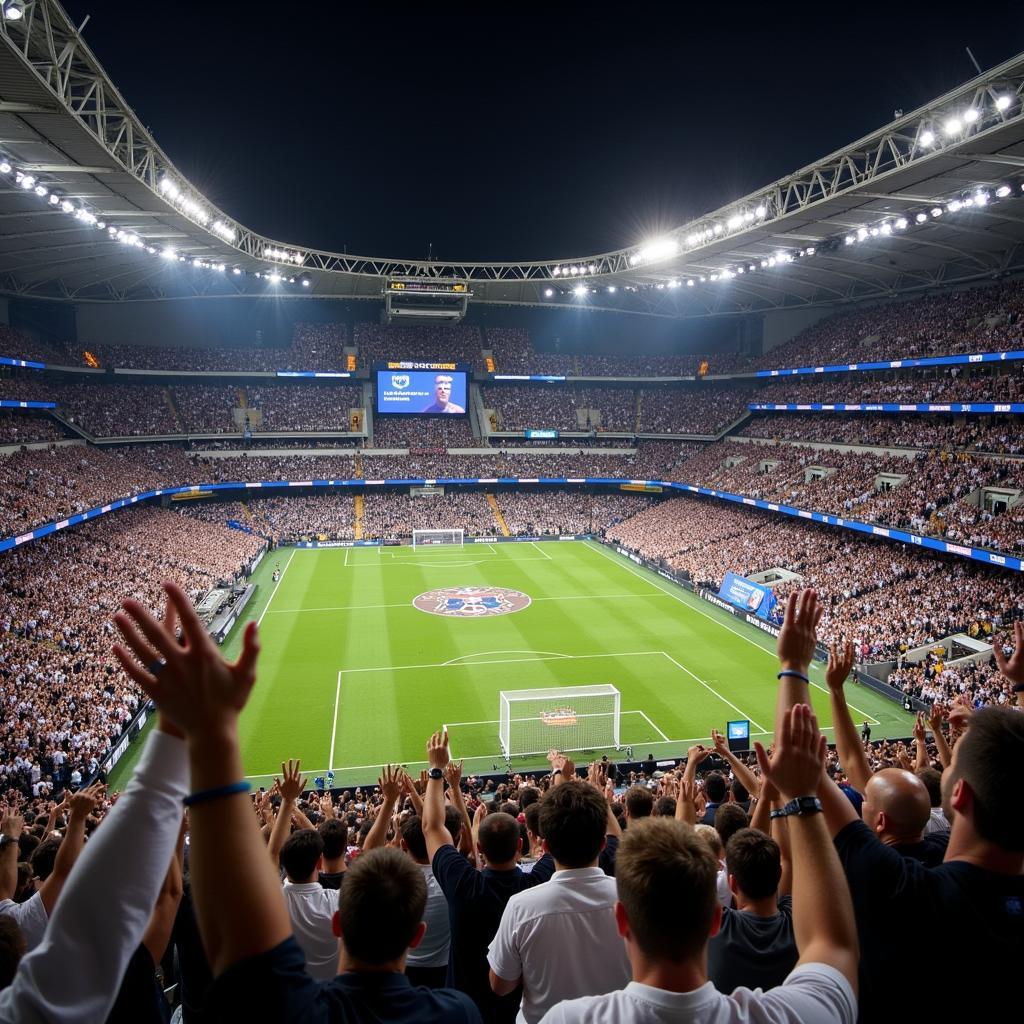 Real Madrid Fans Celebrating