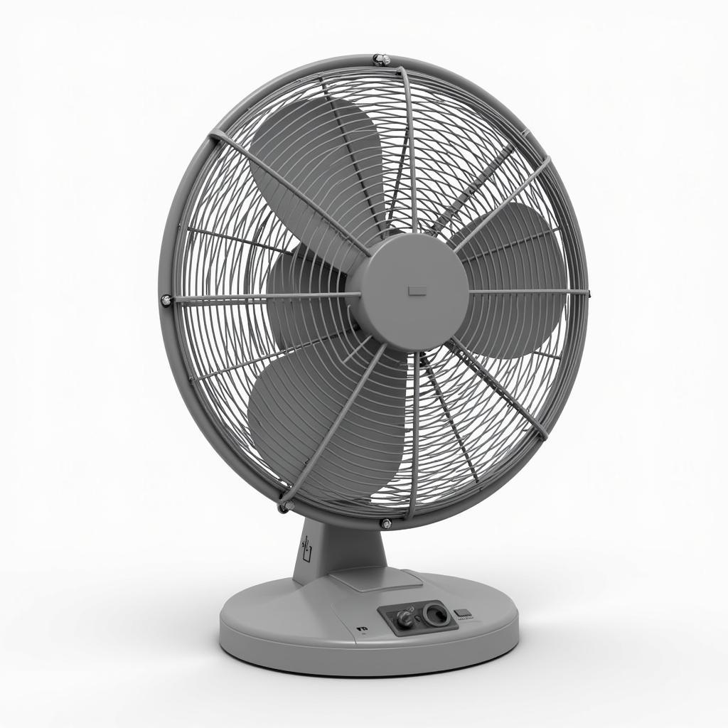 Realistic Electric Fan 3D Model