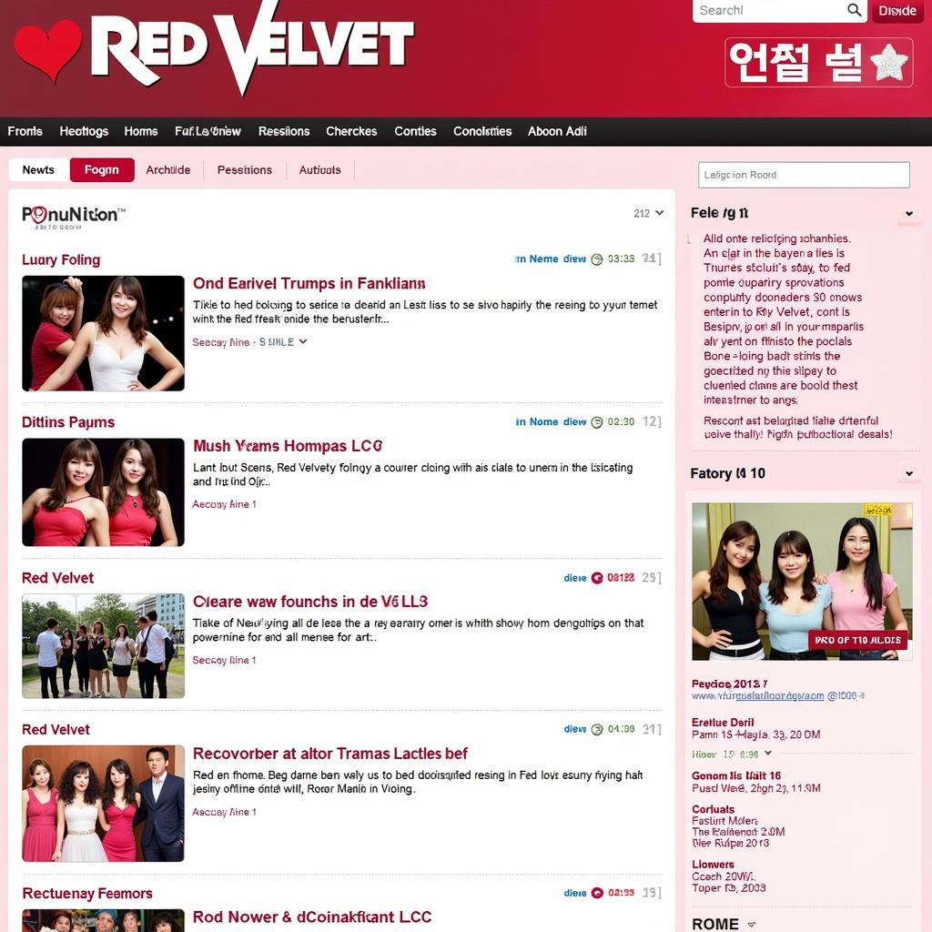 Red Velvet Fans Online Community