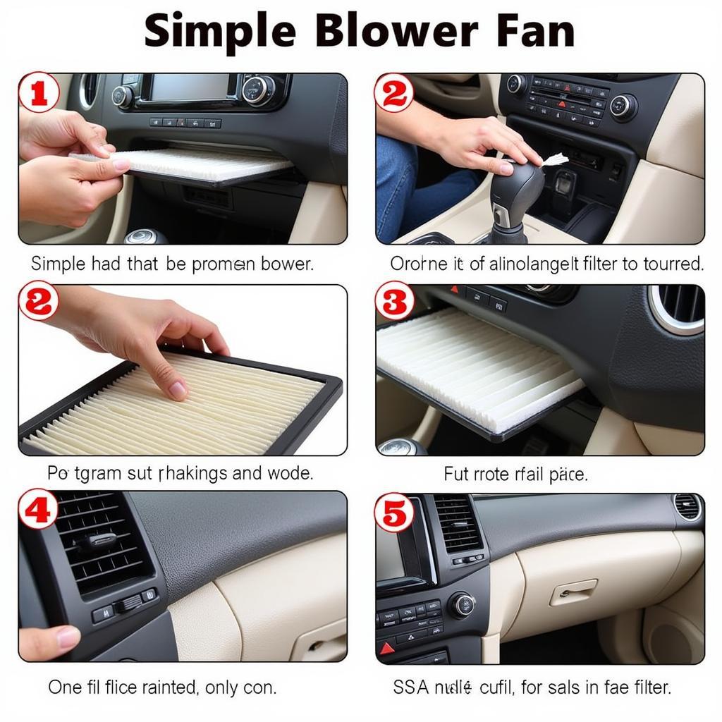 Replacing a Cabin Air Filter