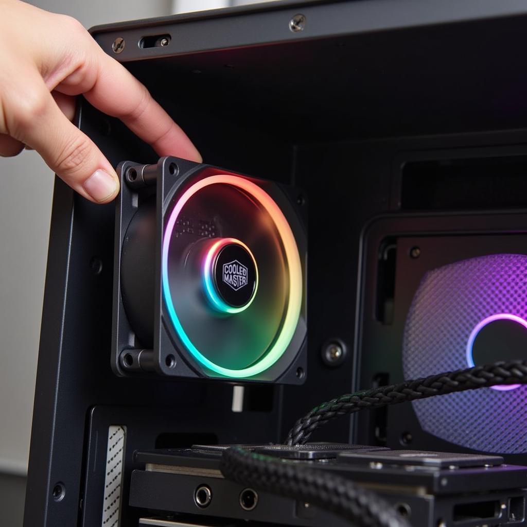 Installing RGB Fans in Cooler Master H500P