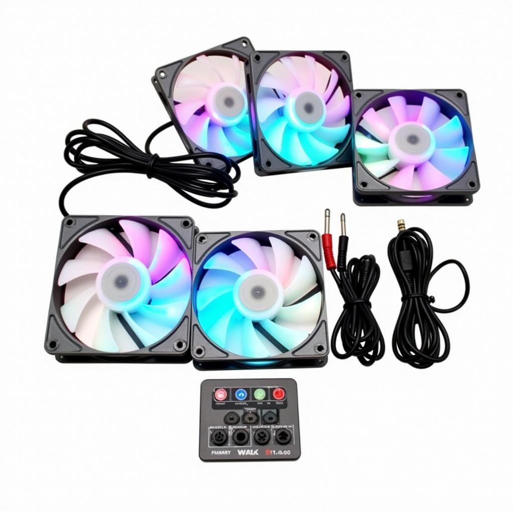 RGB Fan Kit Components