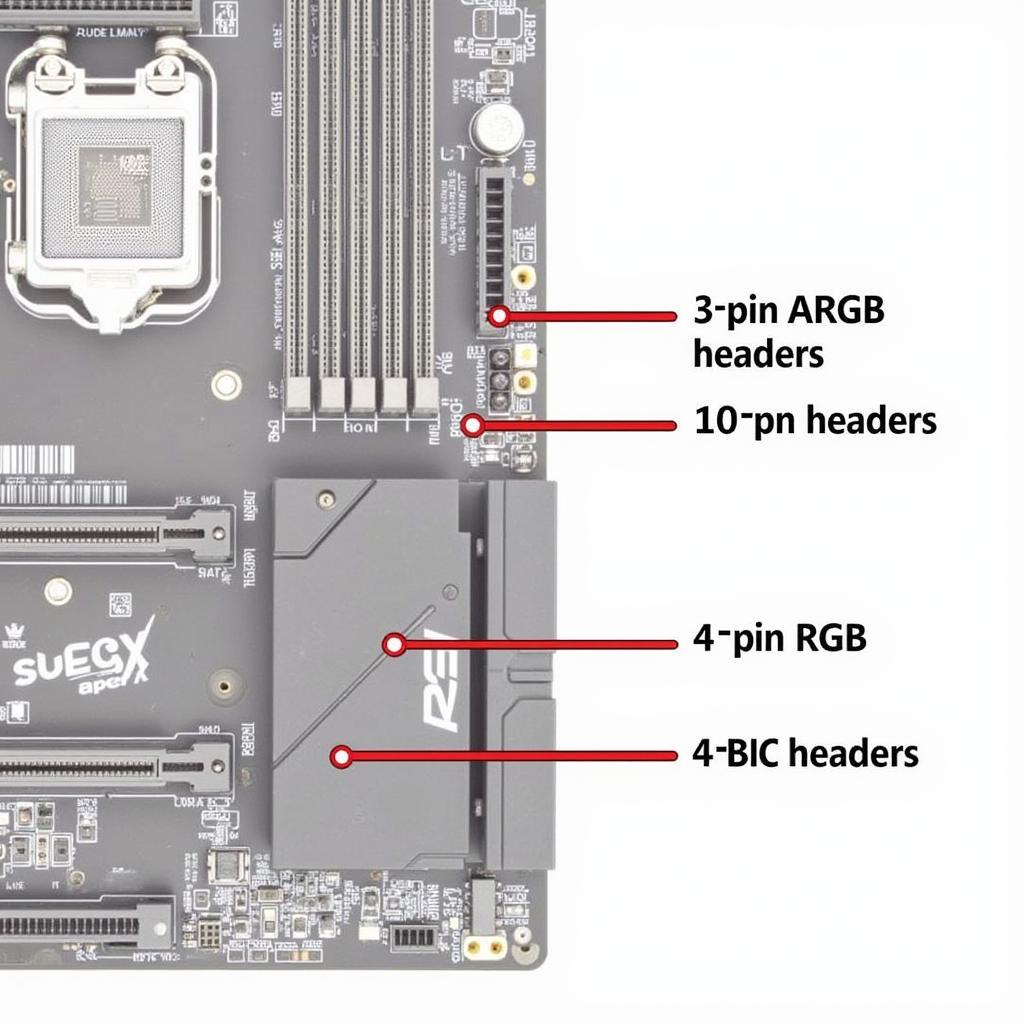 RGB Headers on Motherboard