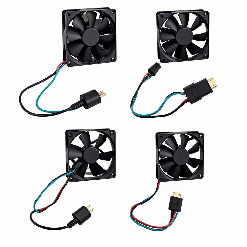 RGB System Fans with Different Connectors