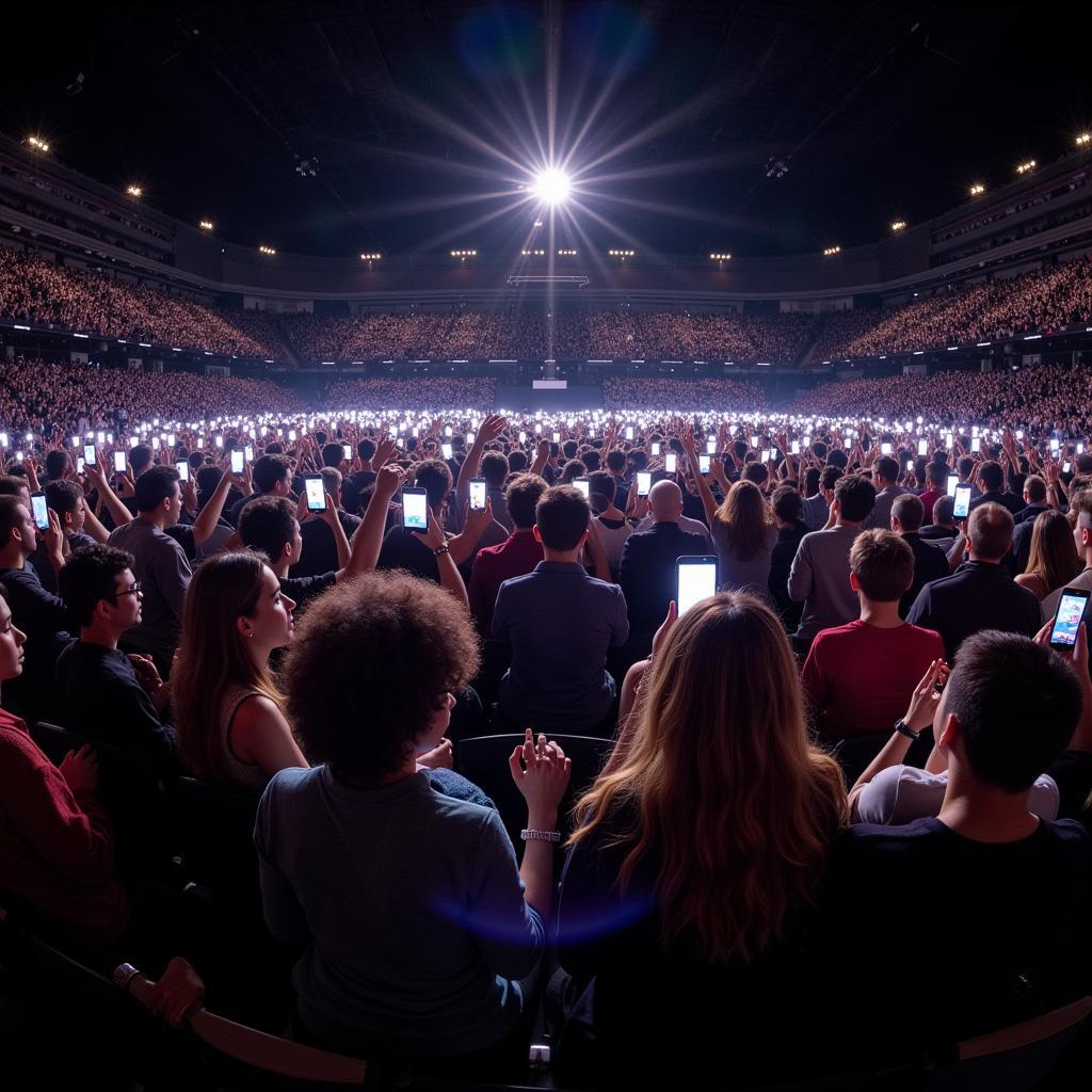 Enthusiastic Crowd at the Running Man Fan Meeting in Taiwan