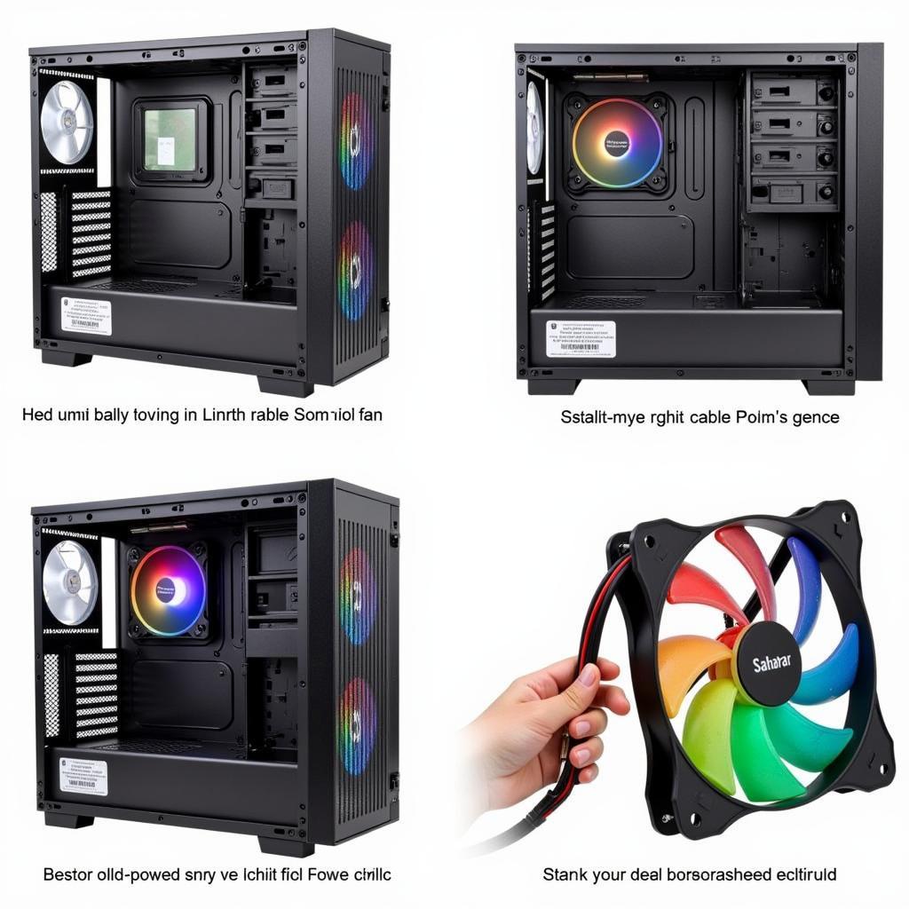 Sahara 12cm 18RGB LED Fan Installation Guide