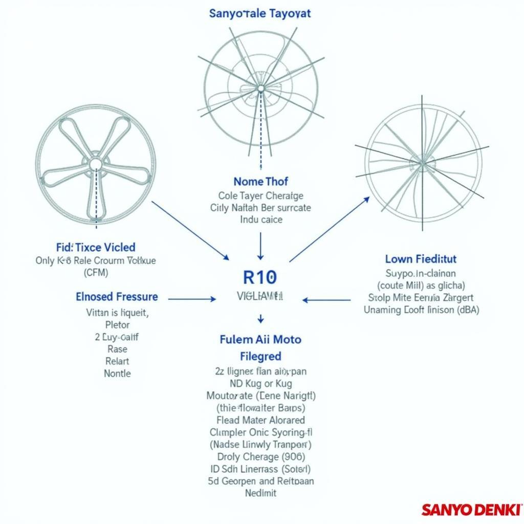 Sanyo Denki Fan Motor Specifications