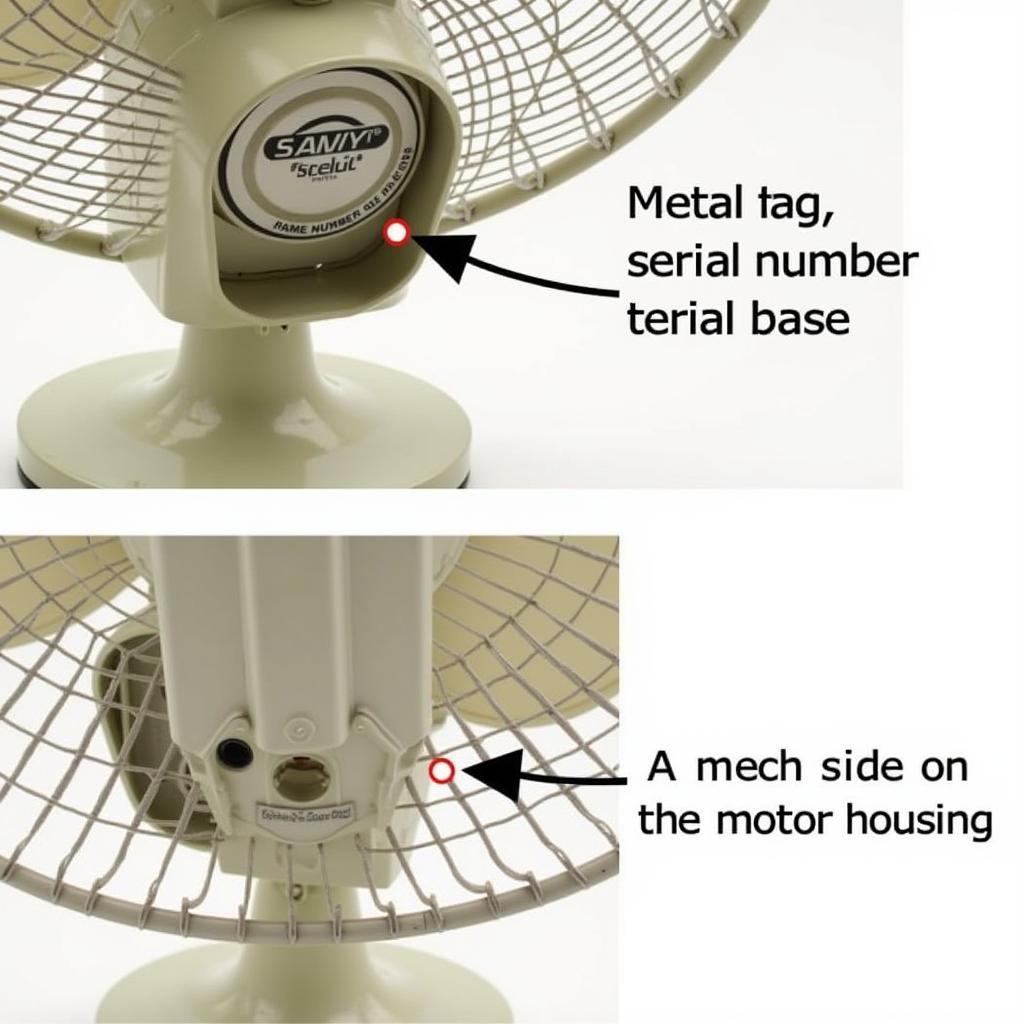 Sanyo Fan Serial Number Location