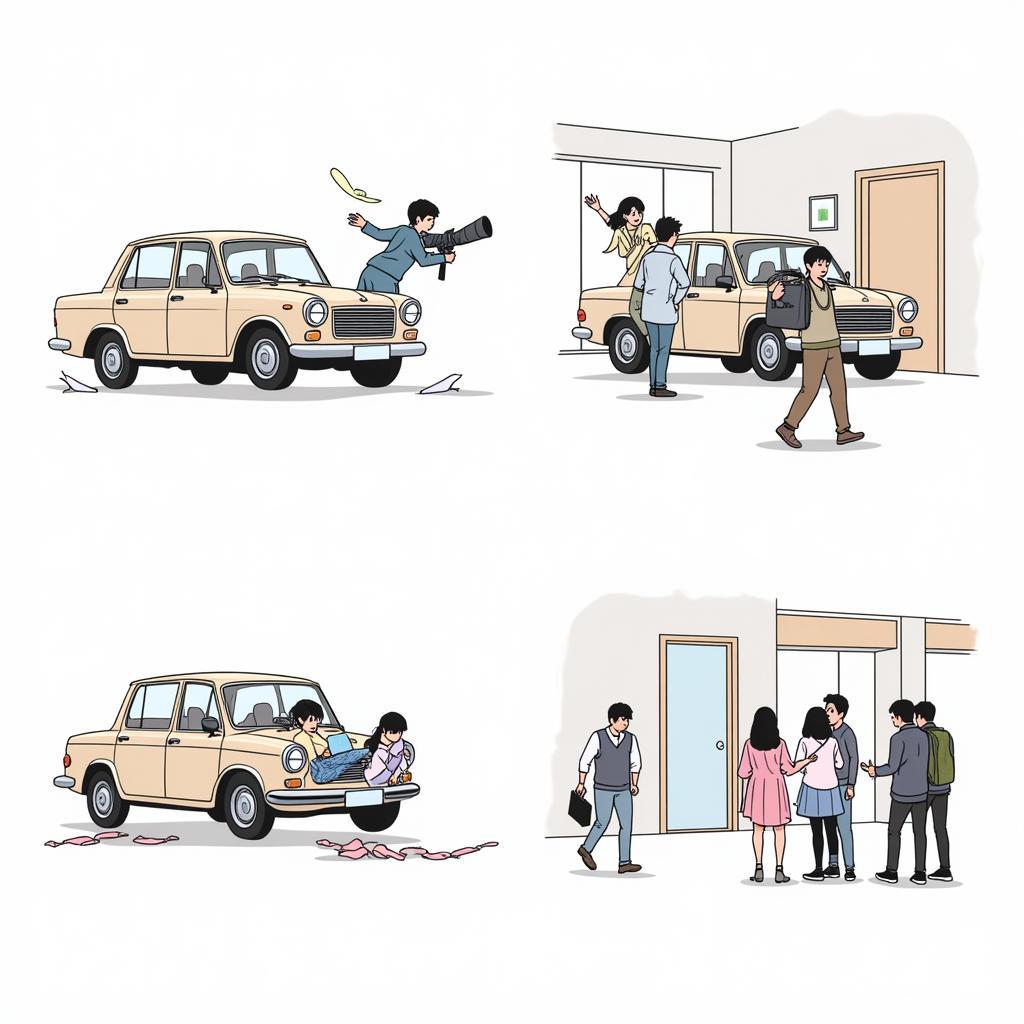 Illustrations of negative sasaeng behavior