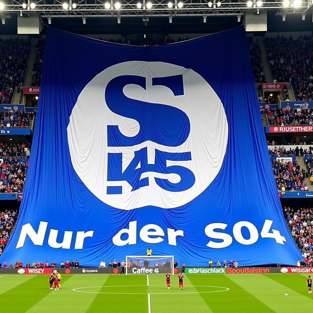 Spectacular Tifo Display by Schalke Ultras