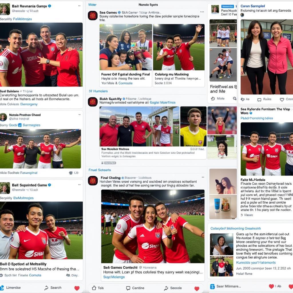 SEA Games Football Fans on Social Media