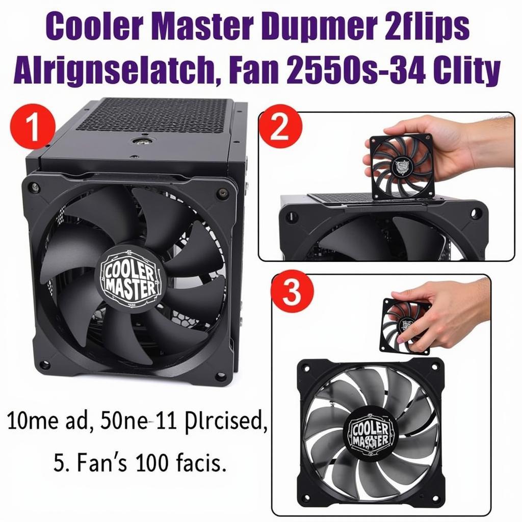 Secured Cooler Master Hyper 212 Fan