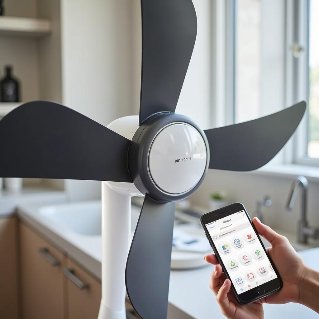 Smart Fan Connected to Smartphone