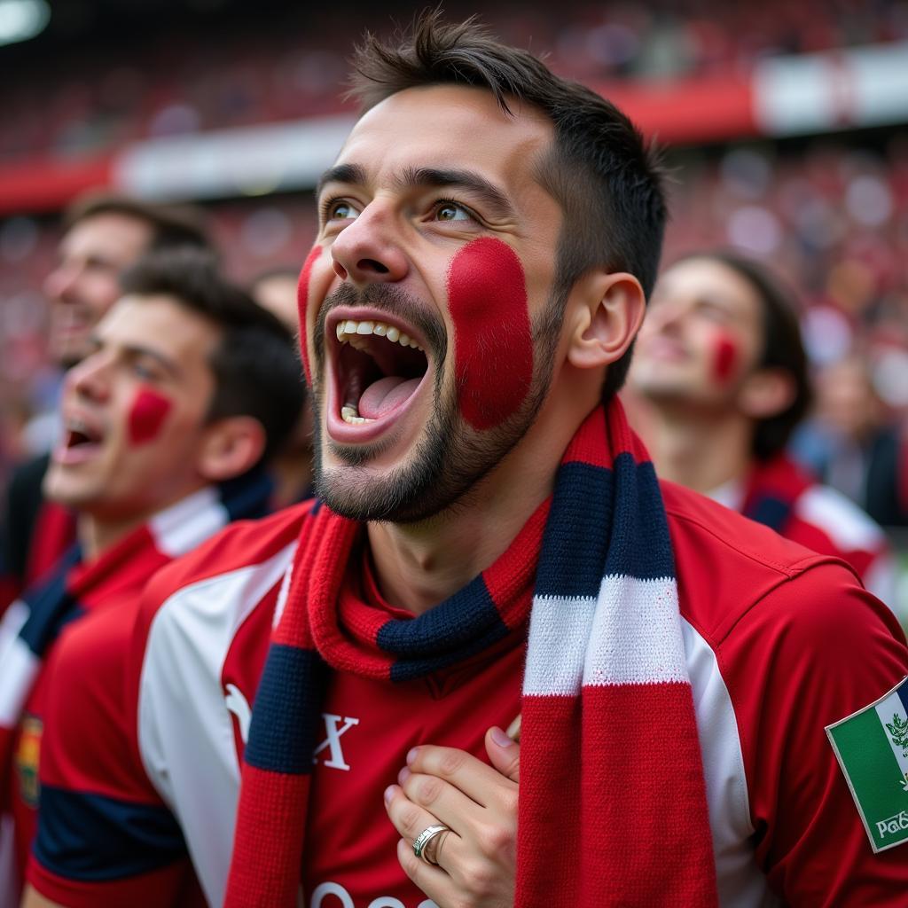 Soccer Fan Sporting Team Colors