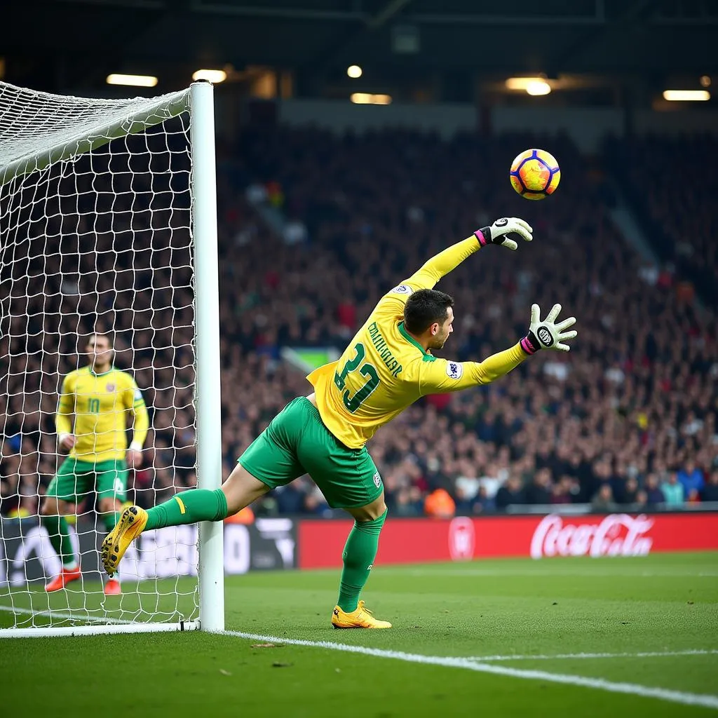 Soccer Goalkeeper Action