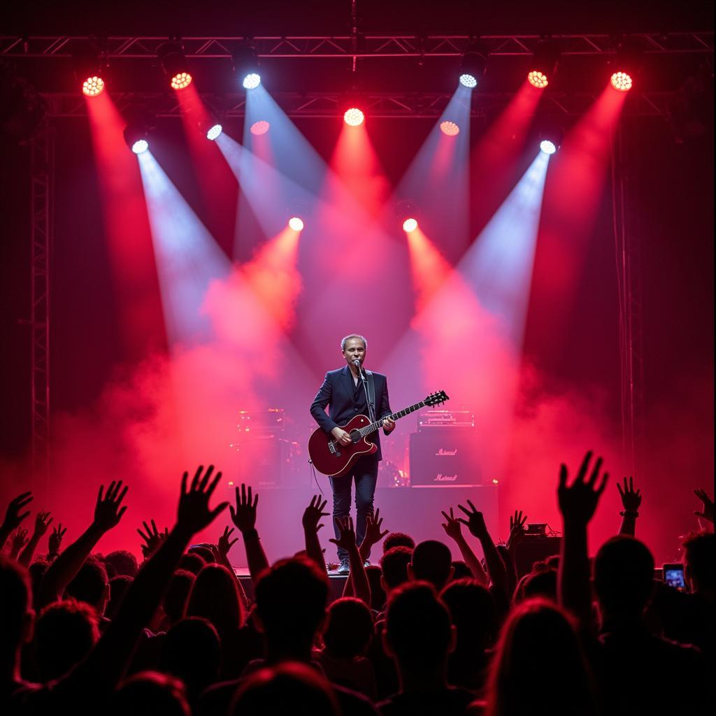 Son Tung M-TP performing in a concert in China