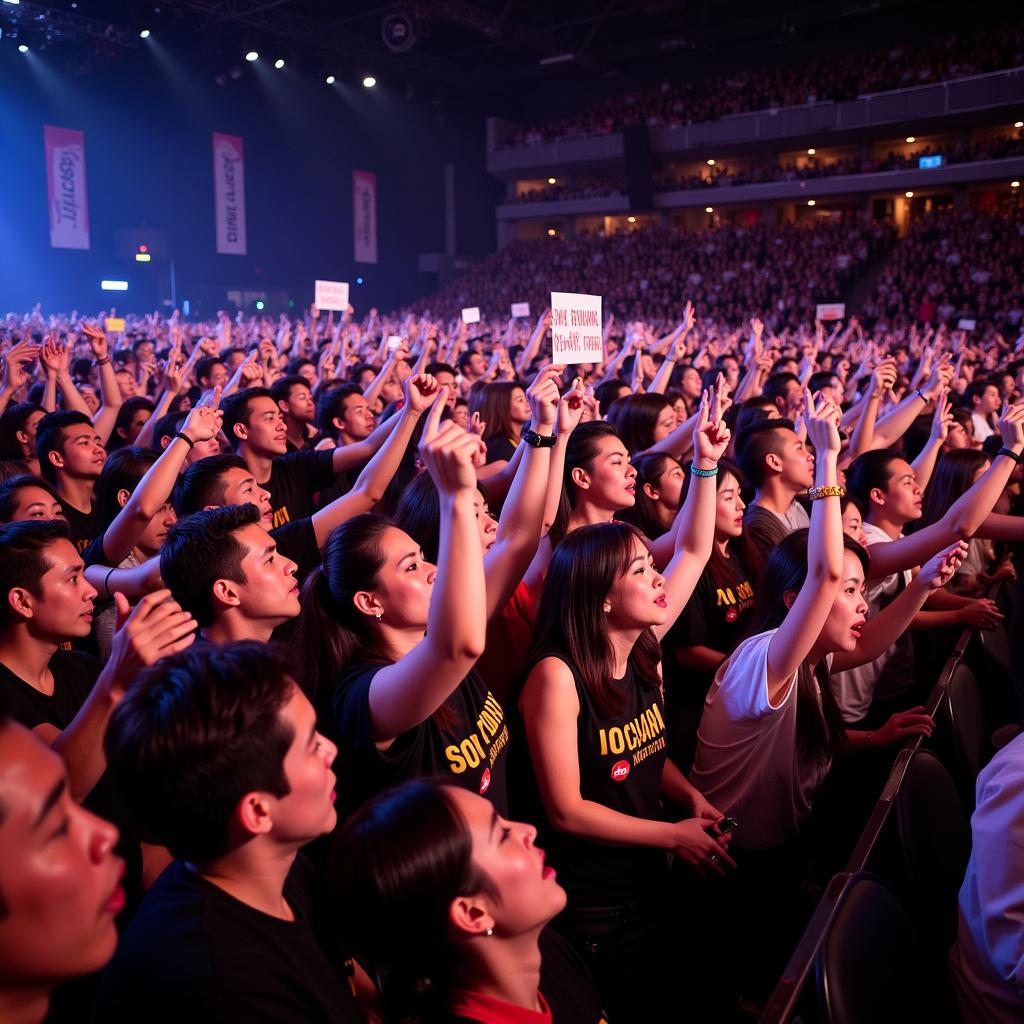 International fans at a Son Tung M-TP concert