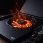 Sony laptop overheating due to heavy workload