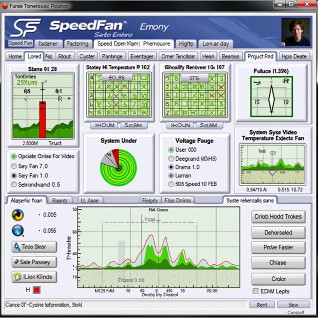 SpeedFan software interface