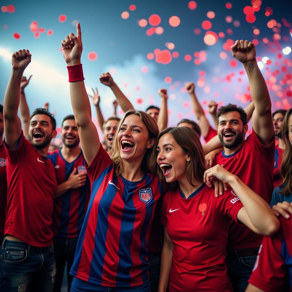 Fans Celebrating Victory