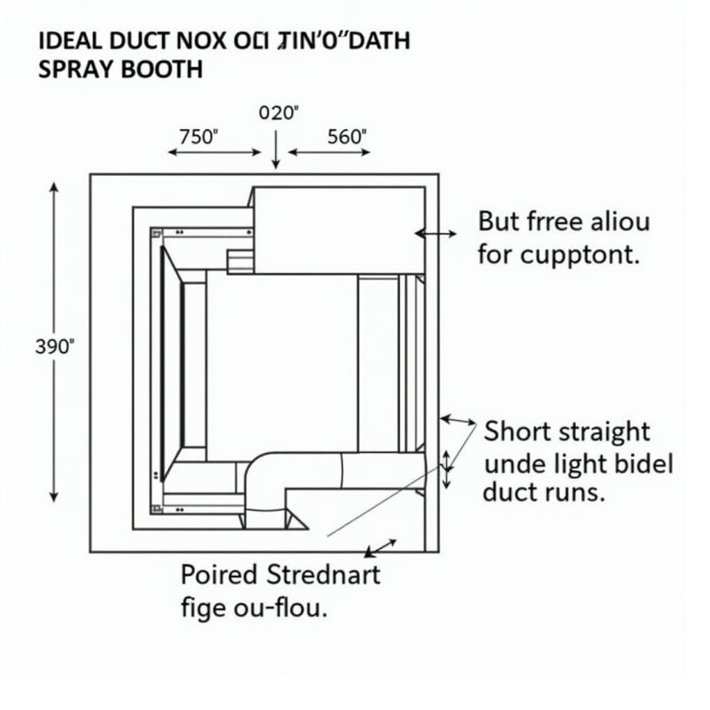 Proper ducting setup for optimal spray booth ventilation