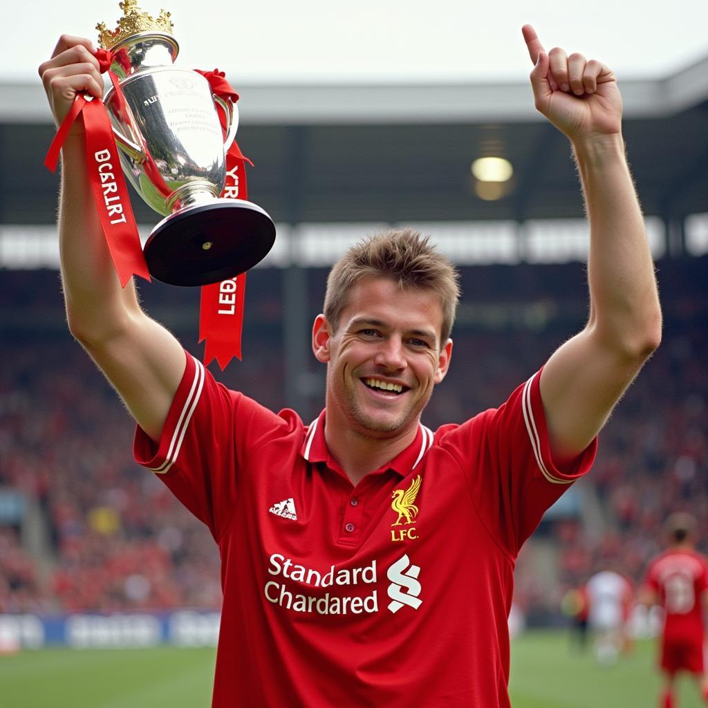 Steven Gerrard as Liverpool Captain